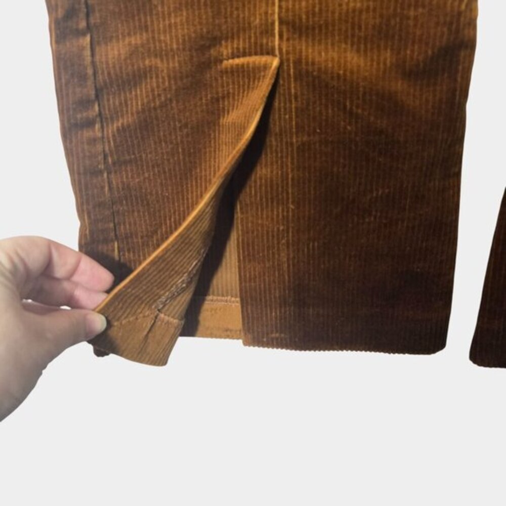 LITA by Ciara Corduroy Flared Leg Pants 8 Brown Doe Retro 70s Y2K Fall NWOT - Picture 6 of 13